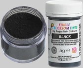 Sugarflair Blossom Tint Dust - Kleurpoeder Eetbaar - Black - 5g