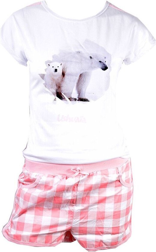 Shortama - Pyjamaset - 2-delige set - Korte mouw en korte broek - Maat L
