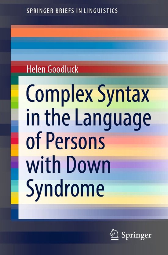 Education (R0) - Complex Syntax in the Language of Persons w ... - cover