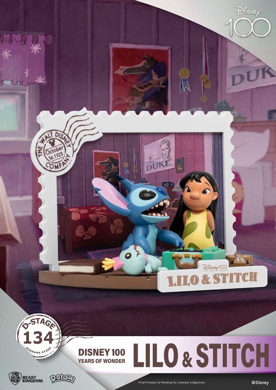 Disney - Diorama-134 - Disney 100 jaar wonder - Lilo & Stitch - Beast Kingdom