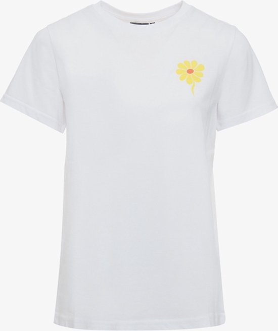 TwoDay dames T-shirt met backprint wit - Maat M