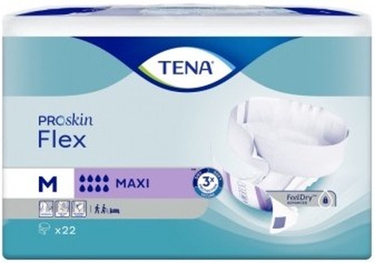 Goedkoopste Tena Flex Maxi Medium - 6 pakken van 22 stuks