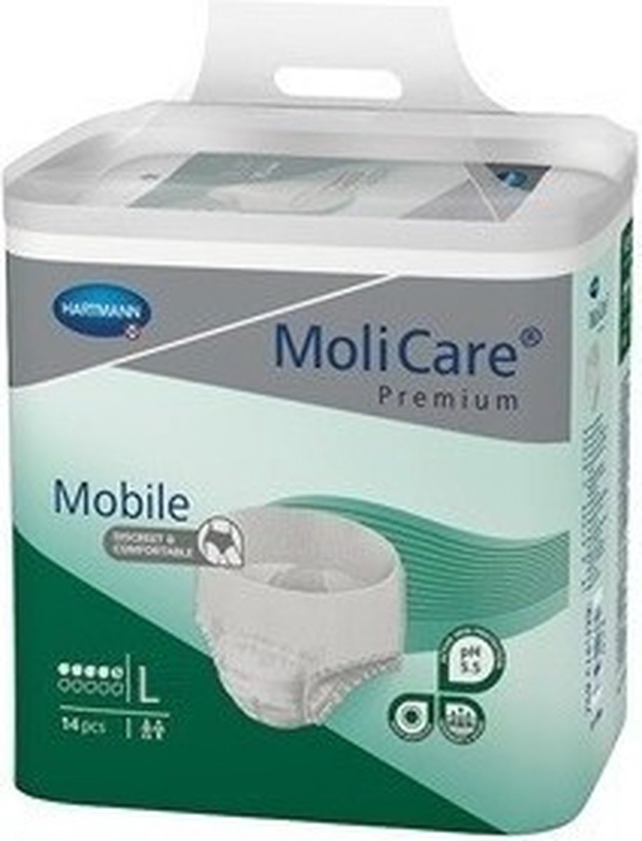 Goedkoopste Hartmann MoliCare Mobile 5 druppels Large - 10 pakken van 14 stuks