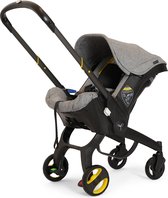 RSG® Happy Walker | Dubai - Multifunctionele 4-in-1 Kinderwagen - Autostoel en Buggy - Nieuwste Model - Kinderwagen voor Baby's - Geschikt voor Doona Isofix Base - Gray Hound
