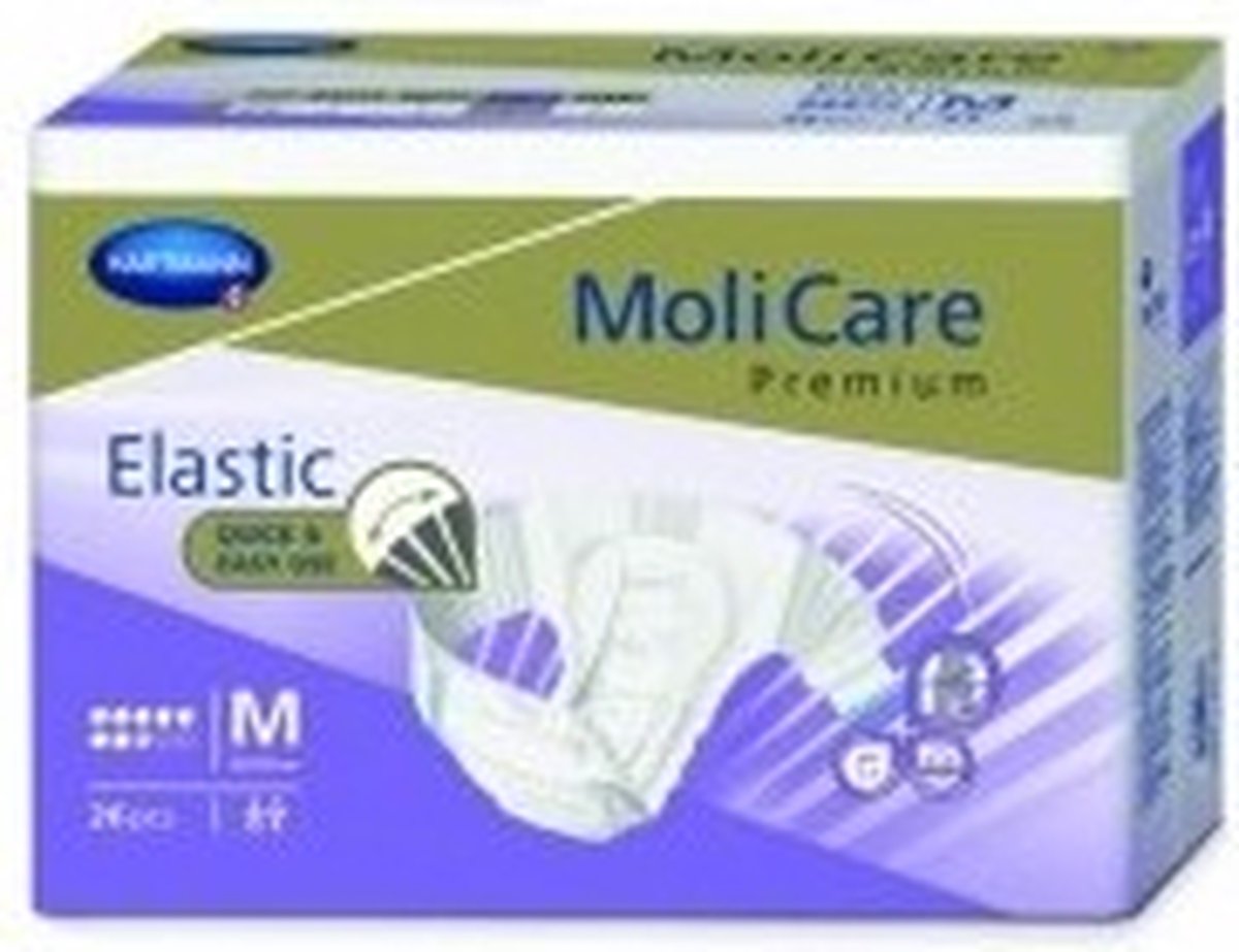 Goedkoopste Hartmann Molicare Premium Slip Elastic 8 druppels Medium - 6 pakken van 26 stuks