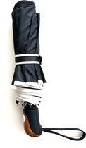 JL BREAKER Paraplu - Opvouwbaar - Inklapbaar - Lichtgewicht - 8 ribben - ø 100 cm - Zwart