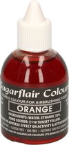 Sugarflair Airbrush Kleurstof - Voedingskleurstof - Oranje - 60ml