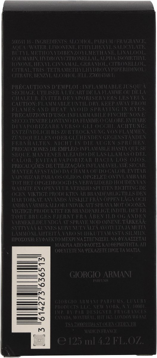 Armani Code 125 ml Eau de Toilette - Herenparfum – foto 6