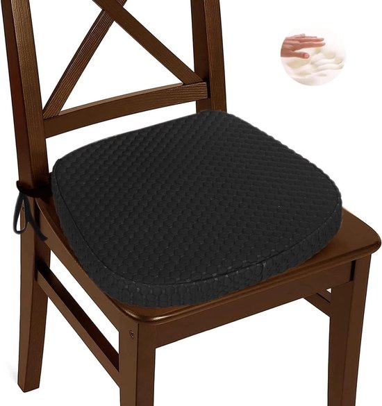 Eetkamerstoel Pad Stoelkussen zitkussen antislip eetkamerstoel kussen kussen wasbaar vierkant zitkussen kruk tuin binnen buiten stoelkussen,Rood,25×25cm