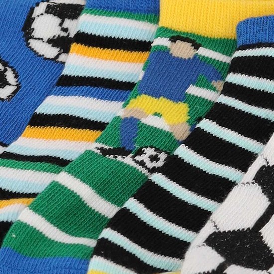 Chaussettes Chaussettes basses Garçons - Design sportif - Lot de 10 - Taille Chaussettes basses - Lot de chaussettes enfant - Socquettes garçon - Chaussettes enfant garçon - Apollo