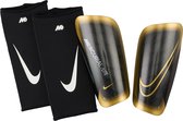Nike Mercurial Lite Scheenbeschermers Black Metallic Gold Coin Maat S