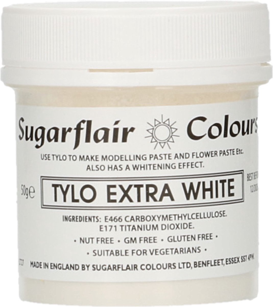 Sugarflair Tylo Poeder Extra Wit 50g