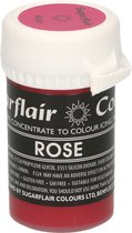 Sugarflair Concentrated Paste Colours Pastel Voedingskleurstof Pasta - Rode Roos - 25g