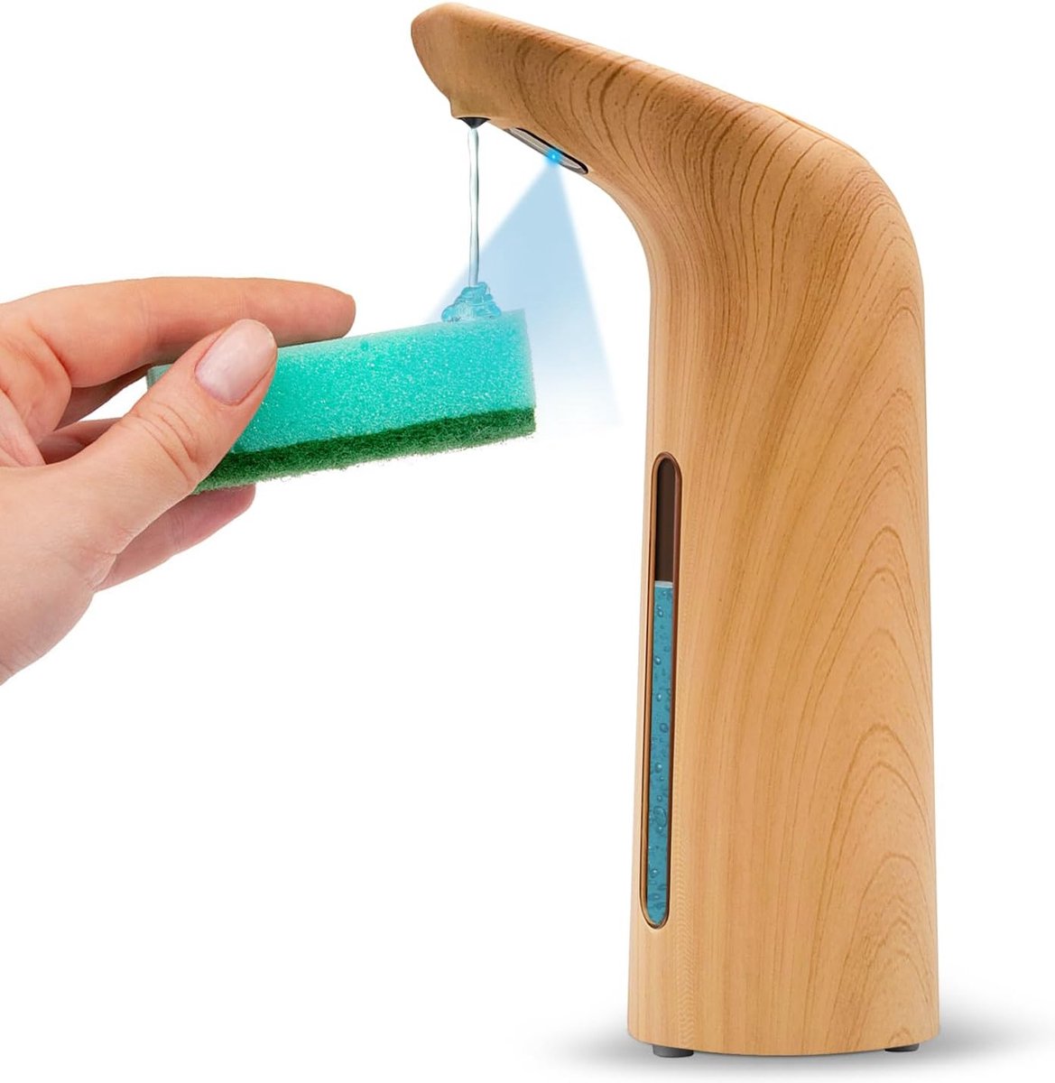 Automatische Zeepdispenser voor Keuken & Badkamer - Touchless - Waterdicht - Batterijbediend - Goudkleurig