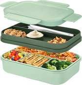 Lunchboxen, 2000 ml grote Bento-lunchbox voor volwassenen en kinderen