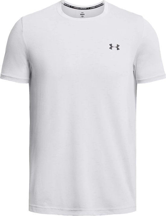 Under Armour - Vanish - T-shirt sans couture blanc.