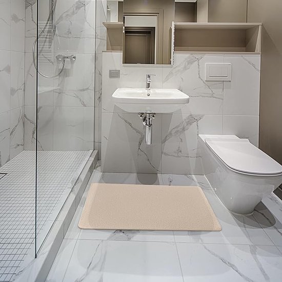 Tapis de Shower - Cabine de douche, Tapis antidérapant - Accessoire salle de bain 60 x 60 cm