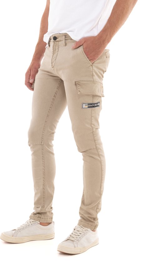 Pantalon cargo Emporio pour homme - Kelty- Beige - Taille W30 L34