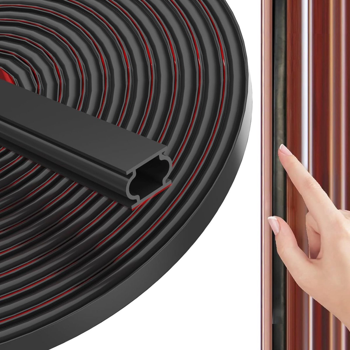 Lot De 2 Joints D'étanchéité Pour Portes Et Fenêtres De 3 M, Bande D