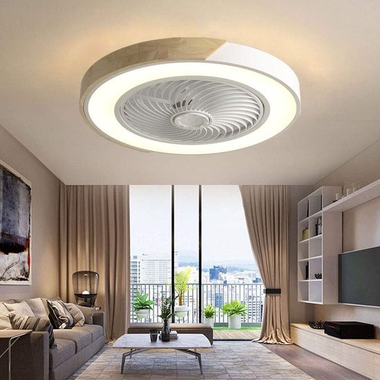 Plafondventilator Nepal Zwart Led - Don Luce
