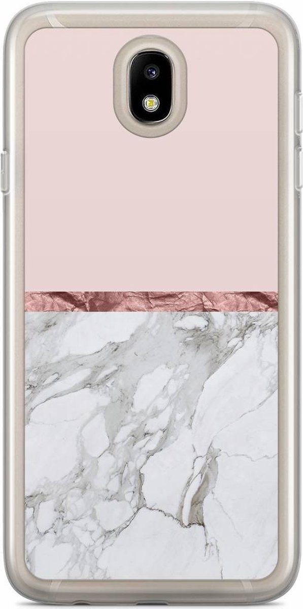 Casimoda® hoesje - Geschikt voor Samsung J3 2017 - Rose All Day - Backcover - - Multi