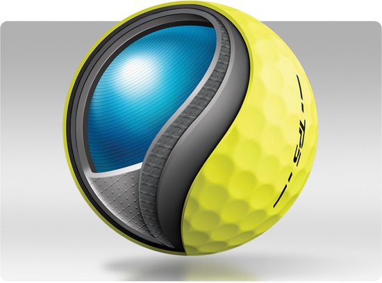 Golfballen Taylormade TP5 TM23 Geel 12 stuks van Merkloos — afbeelding 2