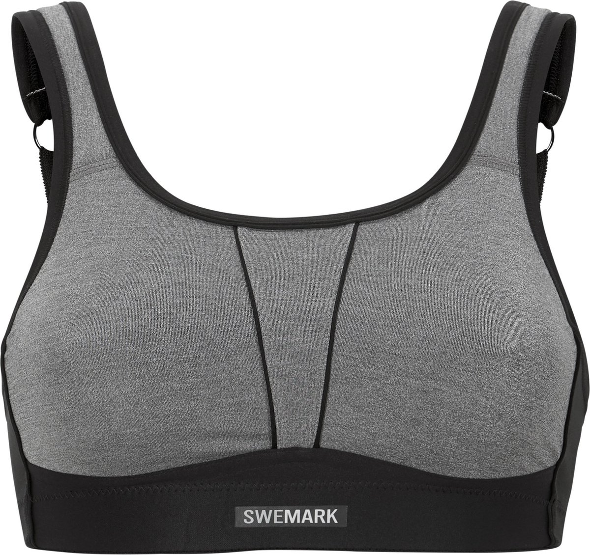 De beste sportbh- grijs- dames- 85C- Swegmark