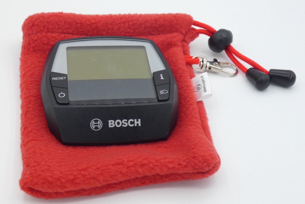 Bosch ebike display L hoesje displayhoesje intuvia - Rood DLX - fleece