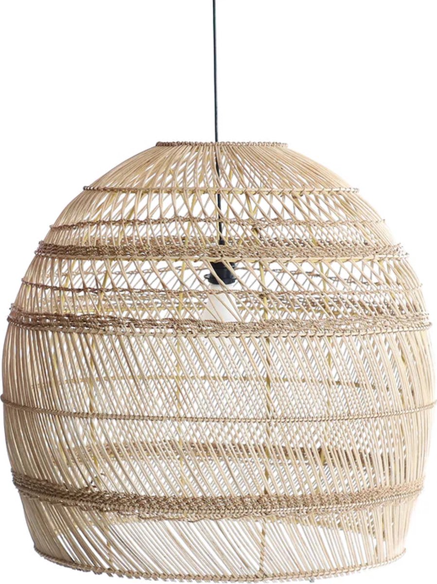 Canal Living - Avenue hanglamp - Ø70 cm - Rotan - Handgemaakt - Plafondbevestiging met E27 fitting