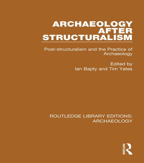 Archaeology After Structuralism - cover
