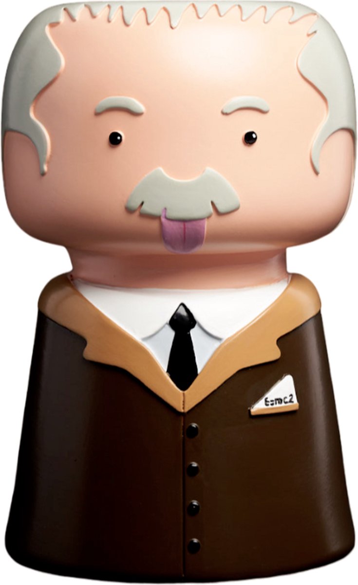BLOGO -Design Vaas- Icons Limited Edition Collection “UNIVERSE-ALBERT EINSTEIN" Polyresin Decoratie Handgemaakt Bloemenvaas H15,0 x Ø9,50cm 658 gr