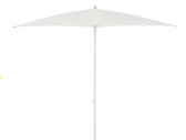 Borek - Parasol Parma Stick Carré blanc 160x160 cm