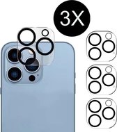 TG Techgrip - 3 Stuks Camera Lens Screenprotector geschikt voor iPhone 12 PRO - 9H Camera Screen Protector Tempered Glass Geschikt voor iPhone 12Pro Camera Protector