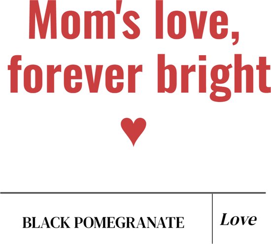 Kaars met Etiket: Mom's Love, Forever Bright - Origineel Moederdag Cadeau - makeyour.com - Premium Kaars - makeyour.com