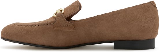 Isabel Bernard Dames Loafers Leer/Suède - Taupe - 42