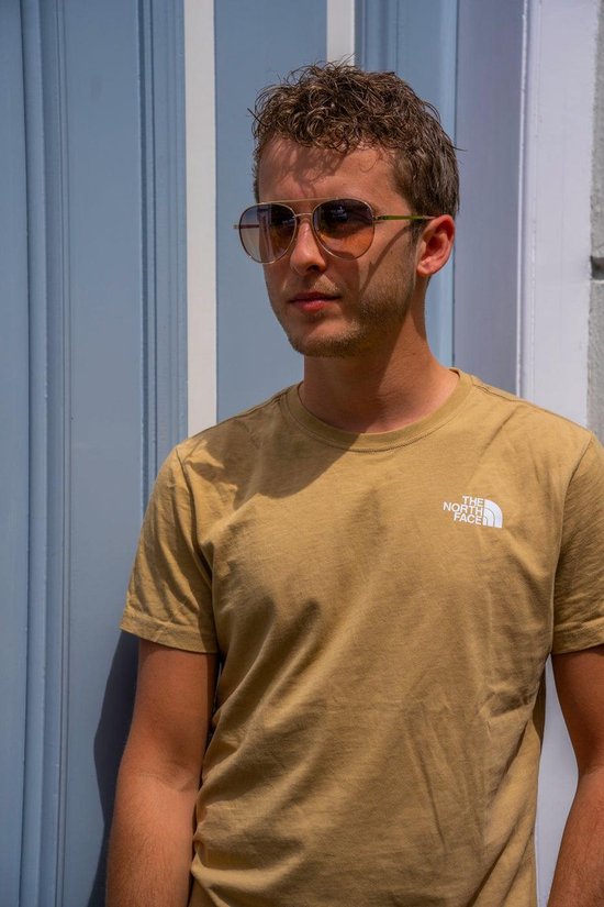 Montuurtjevoorjou - Aviator Gold Green 2.0 - Zonnebril - Heren - Dames - Festival Bril - Goud van Montuurtjevoorjou — afbeelding 2