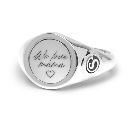 SILK Jewellery - Zilveren Ring - Dua - 640SIL.17,5 - Maat 17,5