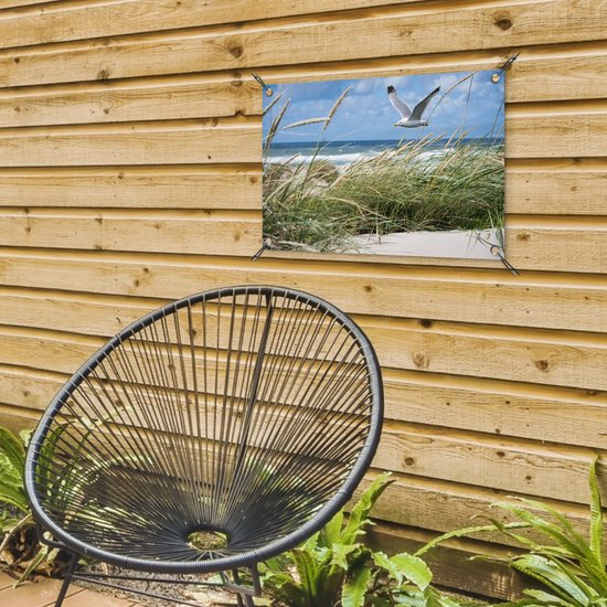 Décoration de jardin Plage - Vogel - Plantes - 60x40 cm - Poster jardin - Toile jardin - Poster extérieur