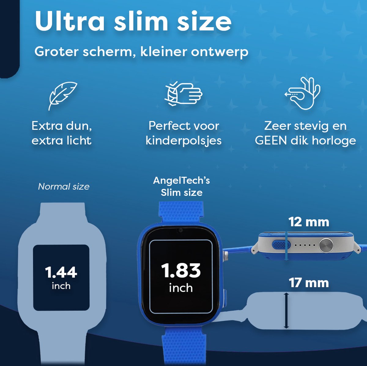 BROTECT 2x Klare Transparente Schutzfolie  Für AngelTech Kids Smartwatch Ultra 183 155607585