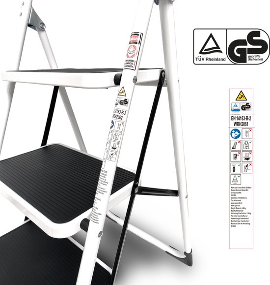 Escalier de cuisine / Escalier de ménage Aluminium - 2 marches