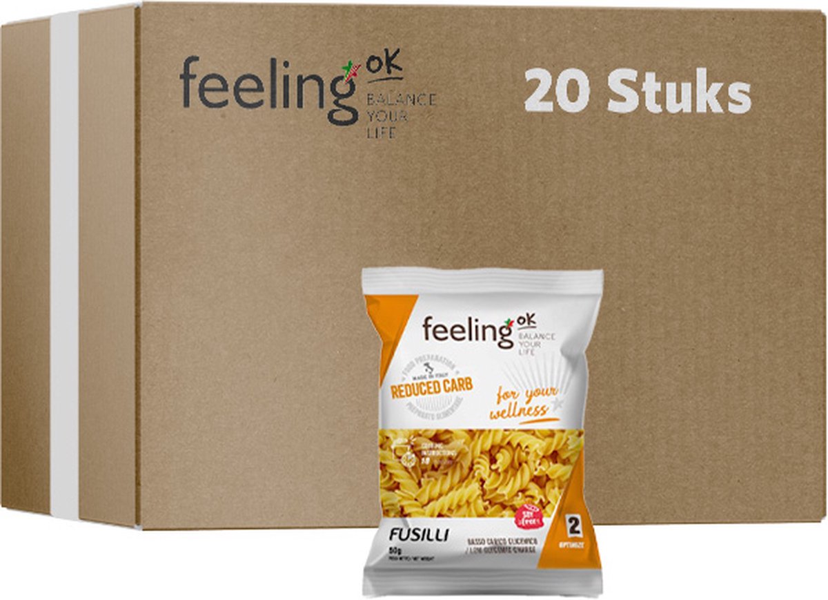 Feeling OK | Fusilli Optimize | 20 stuks | 20 x 50 gram
