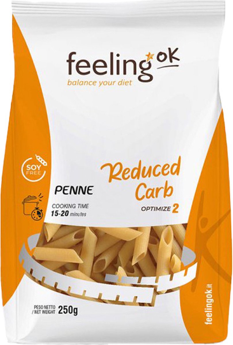 Feeling OK | Penne Optimize | 250g | 6 stuks | 6 x 250 gram