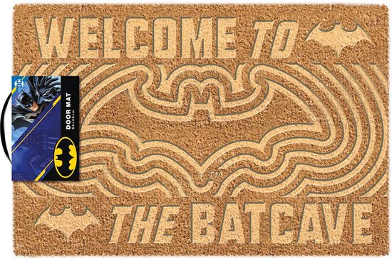 Batman (Welcome To The Batcave) Embossed Coir Doormat