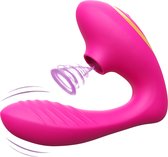 Vibrateurs à pression d'air pour femmes - 10 modes puissants - Vibrateur silencieux Whisper - Rose