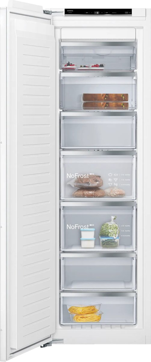 Siemens GI81NACE0 - Inbouw Vriezer - 212 liter - 5 vrieslades - deur-op-deur systeem