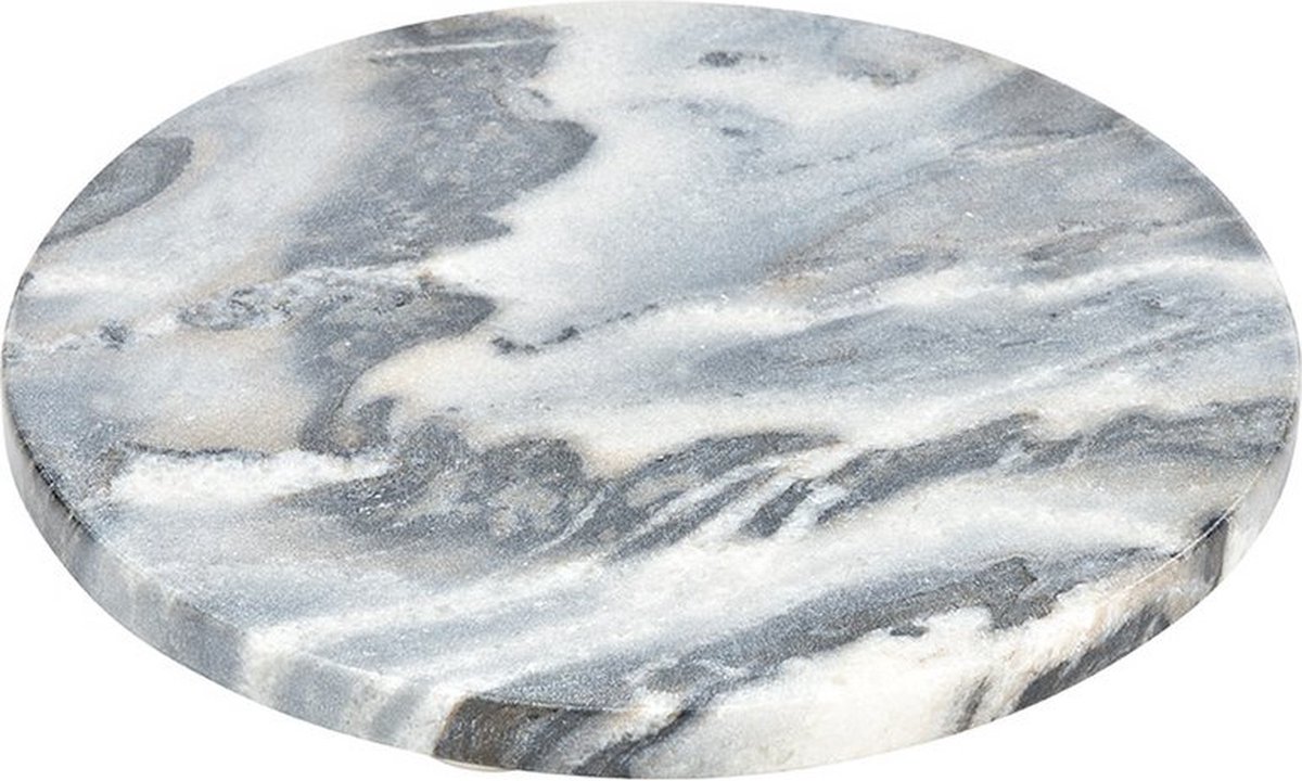 Snijplant - Decoratie plank - Massief marmer steen - 20x2x20cm