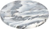 Snijplant - Decoratie plank - Massief marmer steen - 20x2x20cm