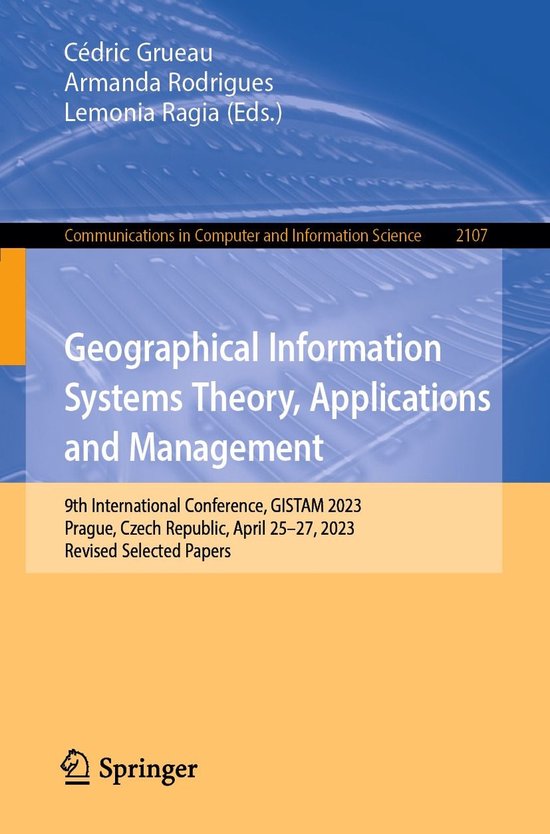 Springer Nature Proceedings Computer Science - Geographical  ... - cover