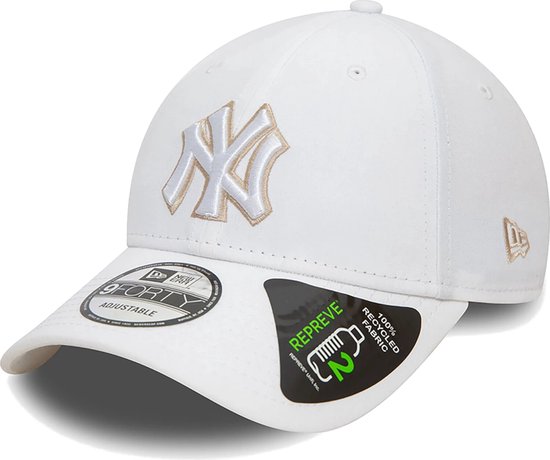 New Era - New York Yankees Repreve Outline White 9FORTY Adjustable Cap