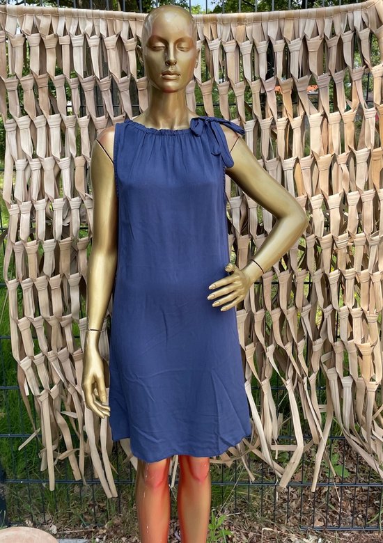 Robe dos nu - Janice - Blauw - Taille unique (Taille 36 à 38)